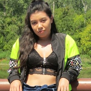 Race me to the end bomber jacket